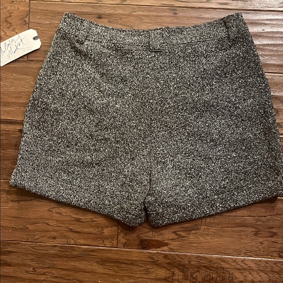 Melrose & Market Boucle Black and White Tweed Shorts Size 6 - Picture 5 of 5
